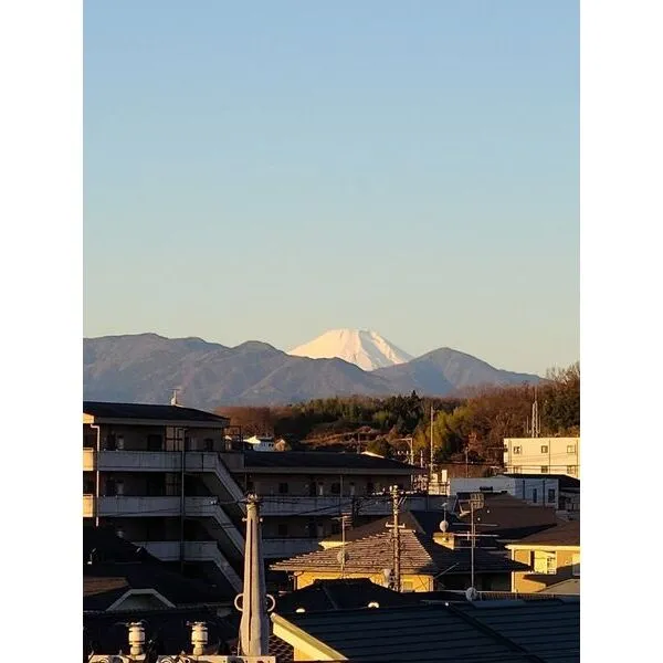 ライオンズマンション京王堀之内第二 ルーフバルコニーからの富士山ビュー