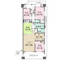 ディアパークス　コンフォートスクエア 間取図