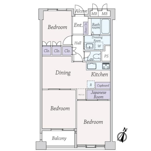 セントラルプラザ 間取図
