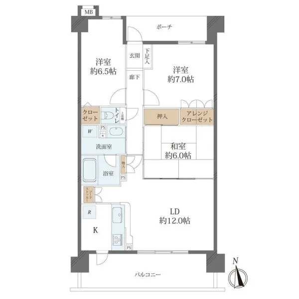 ファミリアーレ新守山 間取図