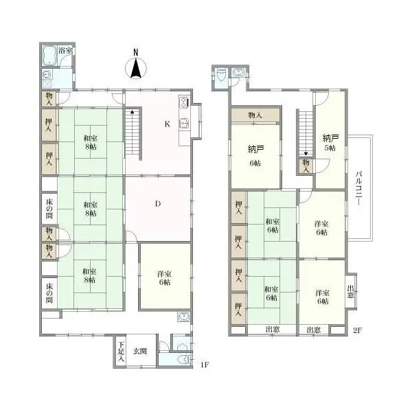 京都市西京区桂乾町 間取図