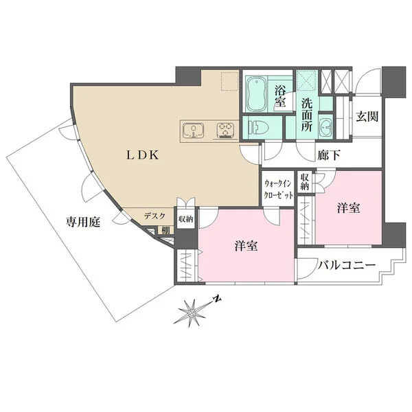 朝日プラザ善福寺 間取図