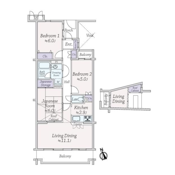 ソフィア大井町 間取図