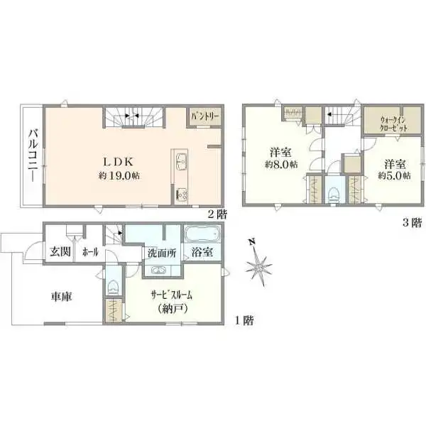 さいたま市浦和区本太５丁目 間取図
