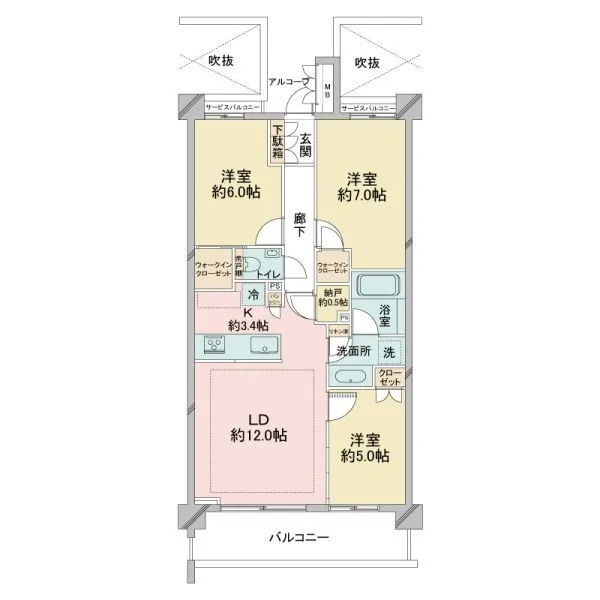 プレミスト菊名 間取図