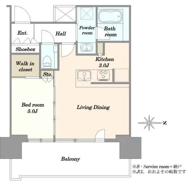 品川イーストシティタワー 間取図