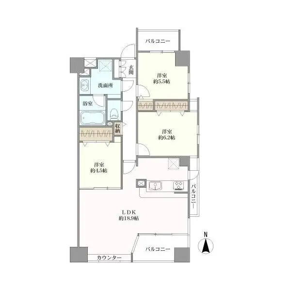 栄シティハウス 間取図