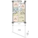 パークハウス　ザ　ガーデン 専用庭付き、陽当り良好な南向き住戸。ウォークインクローゼットや納戸など、収納豊富な間取りです。