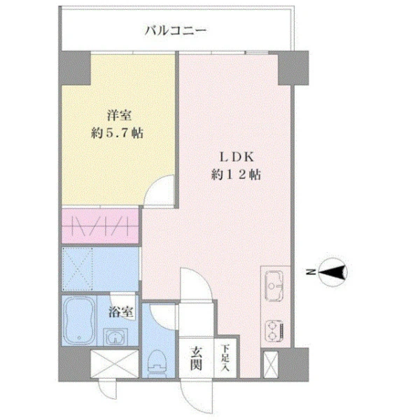 ニックハイム大井町 間取図
