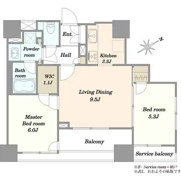クレストフォルム戸越 間取図