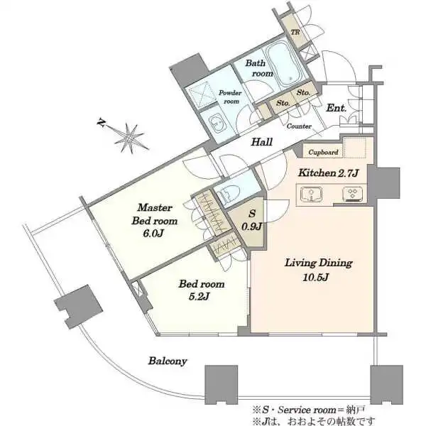 パークシティ大崎ザレジデンス 間取図