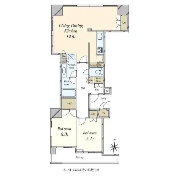 ワールドシティタワーズ　ブリーズタワー 間取図