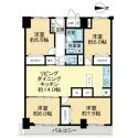 江坂ハイデンス 間取図