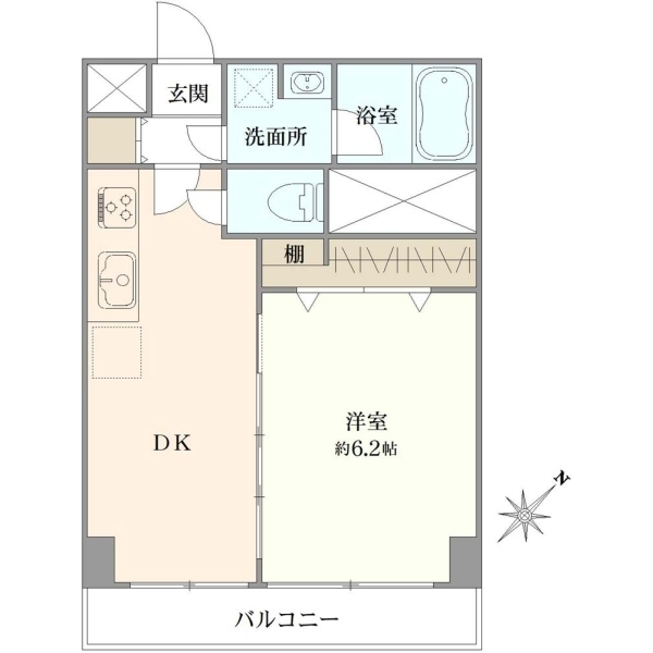 マンションヴィップ中野坂上 間取図