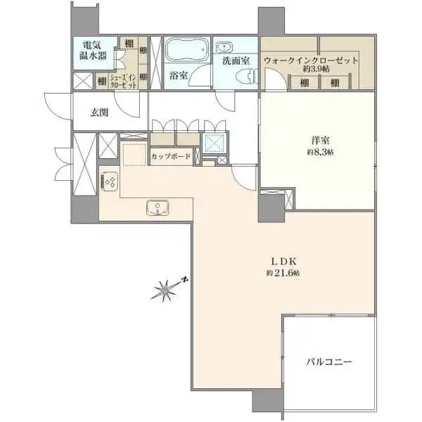 ペアシティ・ルネッサンス 間取図