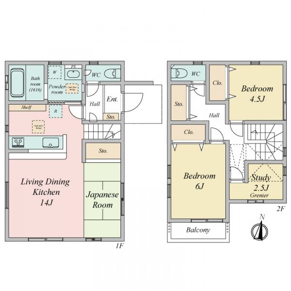 柏市高田 間取図