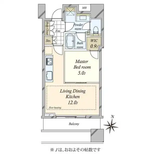 パークコート渋谷ザタワー 間取図