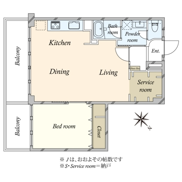 マンションニュー高輪 間取図