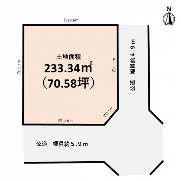 鎌倉市城廻 間取図