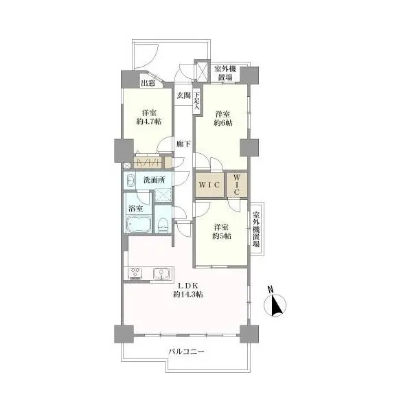 ダイアパレス墨田 間取図
