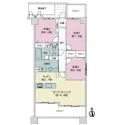 ハートヒルズ栄東 間取図