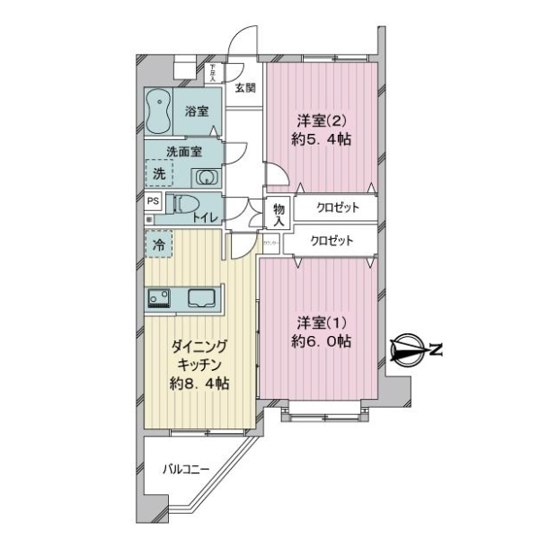 コスモ千川 間取図
