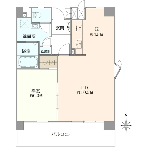 コープ木場 間取図