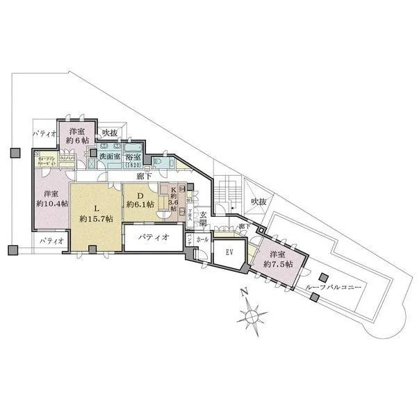 テラス加賀 間取図
