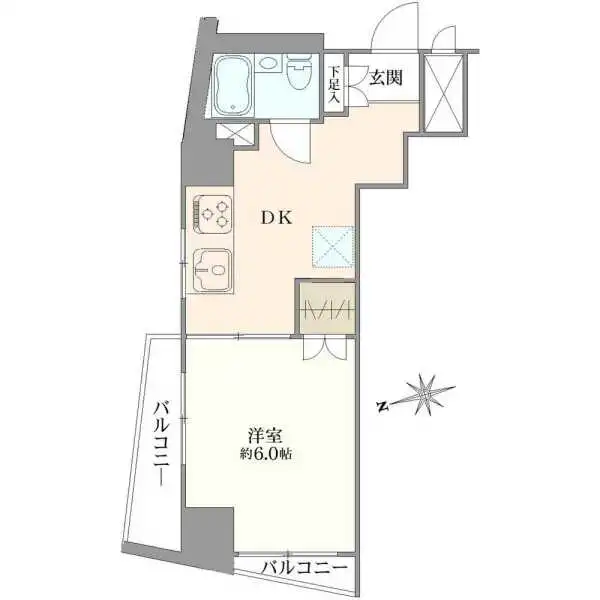 中銀落合マンシオン 間取図