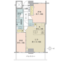 ブリリアタワー川崎 間取図