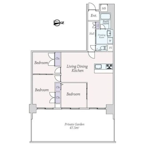 フジタ東品川マンション 間取図
