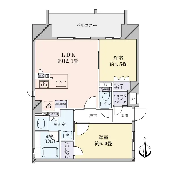 オープンレジデンシア名城黒川 間取図