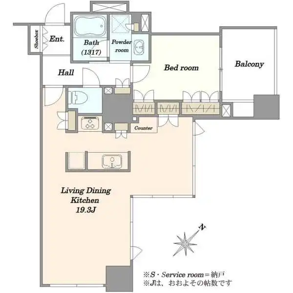 シティタワー池袋ウエストゲート 間取図