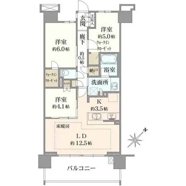 プレミスト王子神谷 間取図
