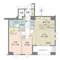 クレヴィア京都烏丸五条 間取図