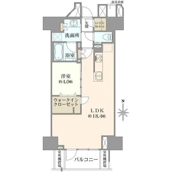 プラウド久屋大通 間取図