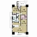 コート新深江 3LDK、71.5m2のお部屋でございます。