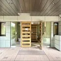 コート新深江 門を入った先に建物入り口がございます。