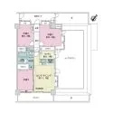 ライオンズマンション南浦和ガーデン 間取図