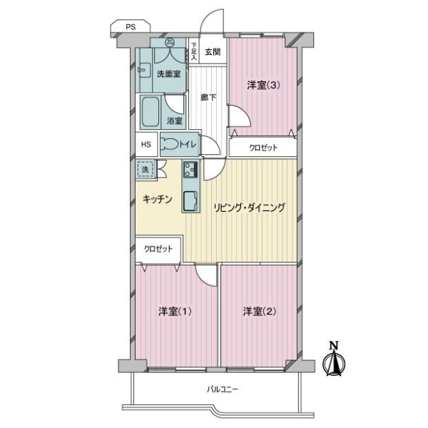 エクセル大島 間取図