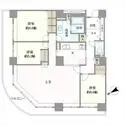 ＲＩＣウエストコート３番街 間取図