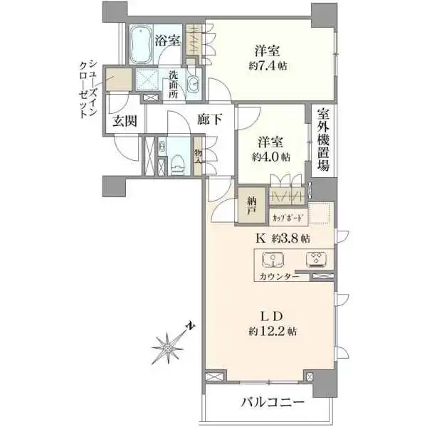 パークハウス駒込染井 間取図
