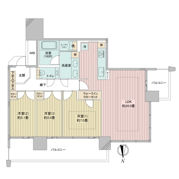 M.M.TOWERS theWest 間取図