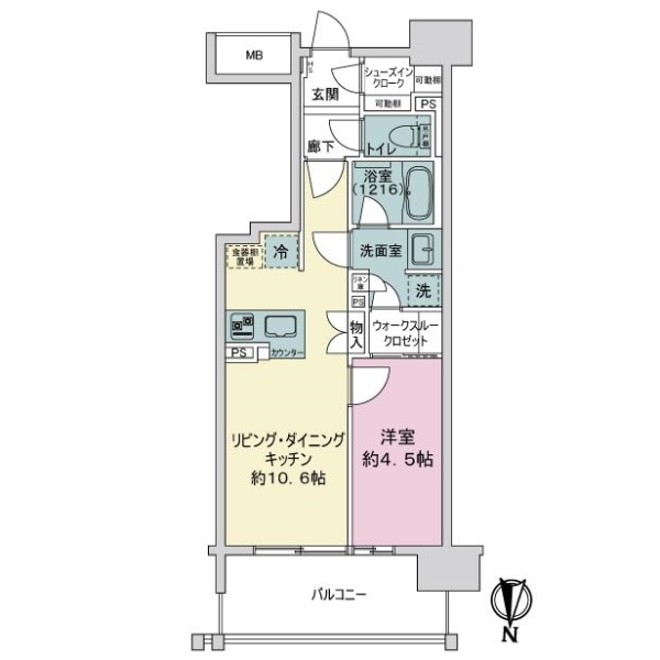 オープンレジデンシア名駅南グランアート 間取図