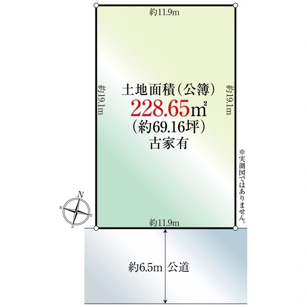 横浜市中区本牧和田 間取図