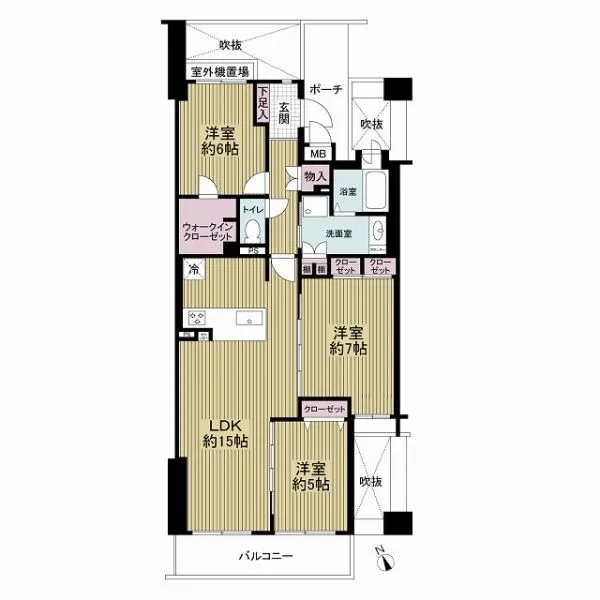 エミナンス高槻 間取り図です♪
