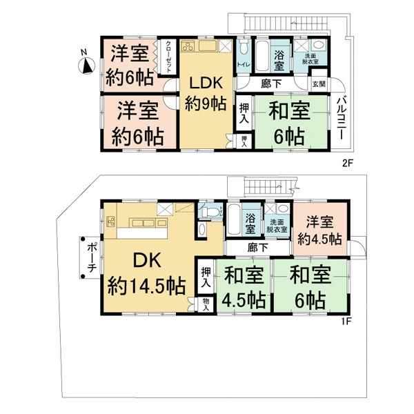 流山市木１丁目 間取図