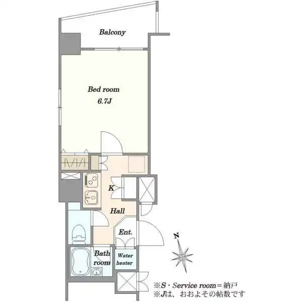 セジョリ大井町 間取図