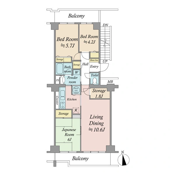 シーアイハイツ和光 間取図