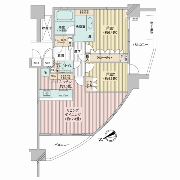 エスポアコート要町 間取図